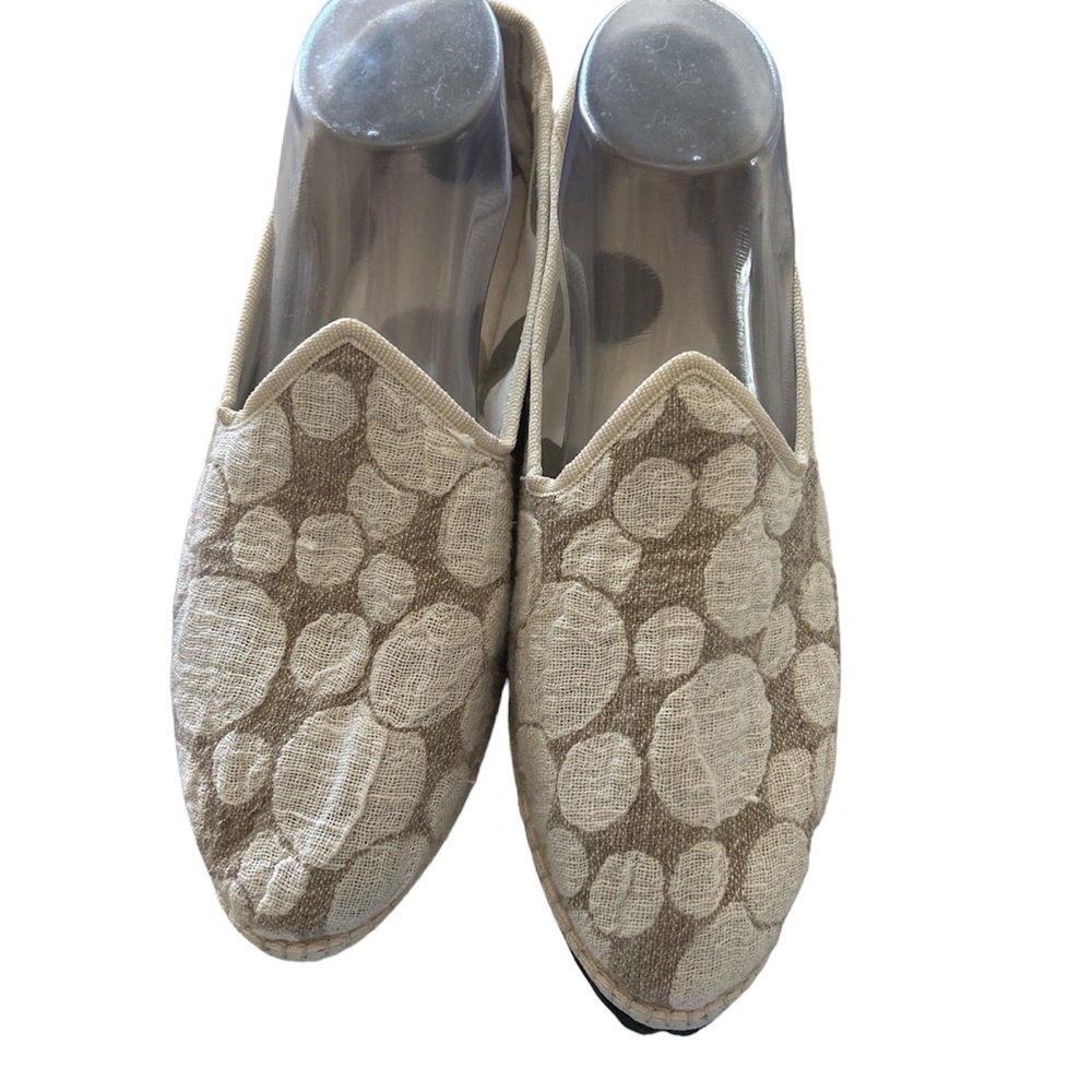 Piedaterre hand made Italian cloth shoes pointed size EU 39 NEW without TAG